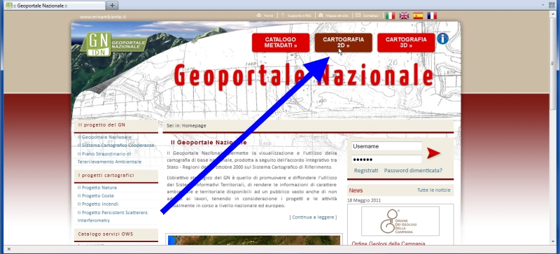 Come arrivare a le mappe.....?